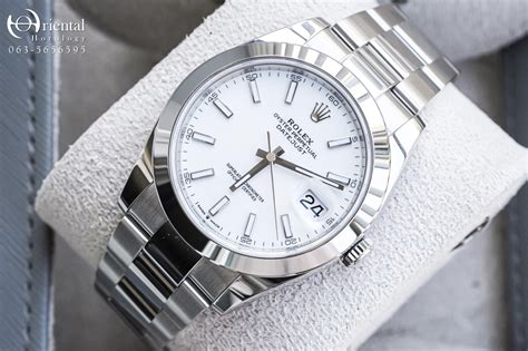 Rolex Datejust Mm White Dial Oriental Horology