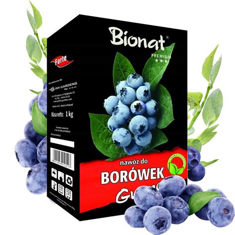 NAWÓZ BIONAT GUANO DO BORÓWEK I INNYCH KWASOLUBNYCH 1KG BIO nawóz do