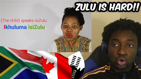 Canadian Tries To Speak South African Language Zulu Southafrica