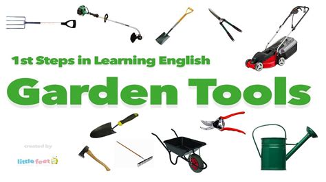 English Vocabulary Garden Tools Youtube