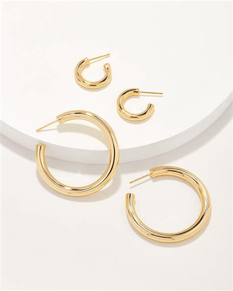 Colette Hoop Earring Set Of 2 In Gold Kendra Scott