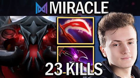 Shadow Fiend Dota 2 Gameplay Nigma Miracle With 22 Kills And Desolator