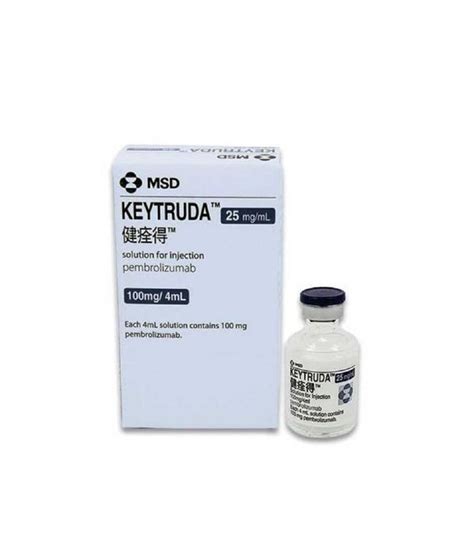 Buy Keytruda Mg Injection Salt Composition Pembrolizumab Usage