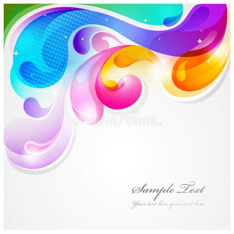 Abstract Colorful Paint Splash Vector Background