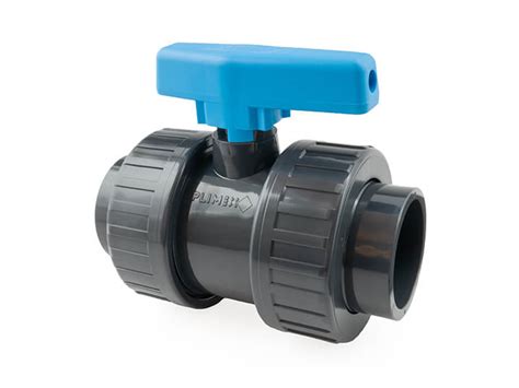 1 2 Inch Plimat PVC Double Union Ball Valve