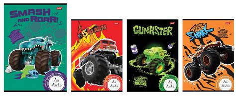 Zeszyt W Trzy Linie A Hot Wheels Kartek Cena Opinie Zeszyty