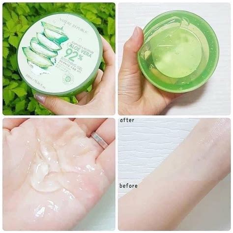 Gel Dưỡng Da Lô Hội Nature Republic Soothing Moisture Aloe Vera 92