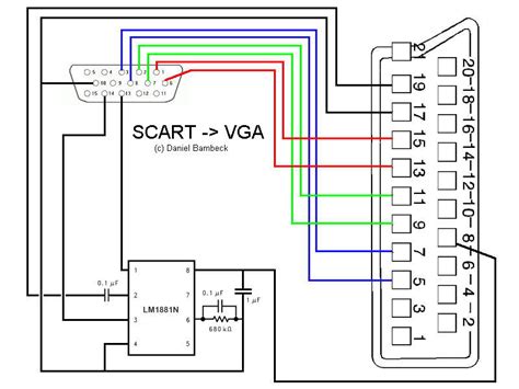 Scart 2 Vga Pinout Active Cable Scheme Free Service Manuals