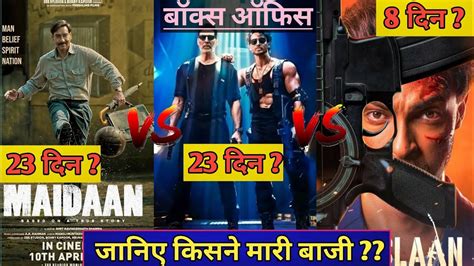 Bade Miyan Chote Miyan Vs Maidaan Box Office Collection Ruslaan Day