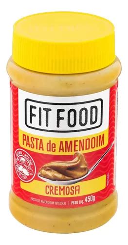 Pasta De Amendoim Cremosa 450g Fit Food Kit 4 Unidades Parcelamento