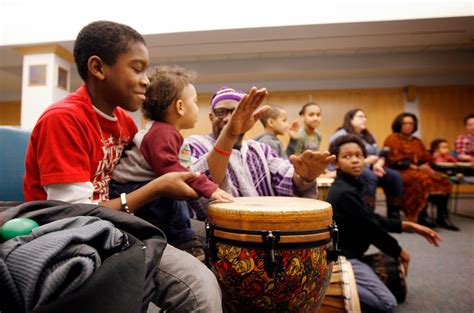 Mark Kodiak Ukena: African Drum Circle at Waukegan Public Library