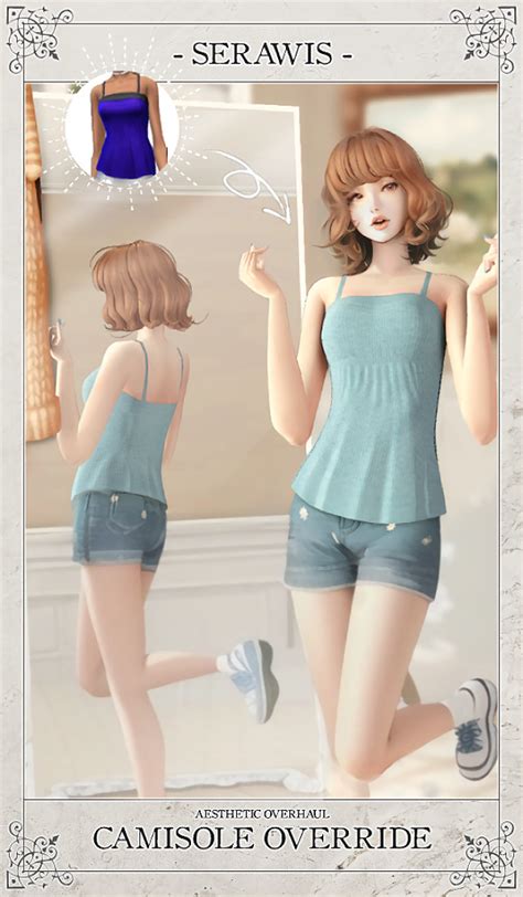 [ SERAWIS ] Camisole Override : r/Sims4