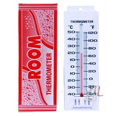 Room Thermometer Indoor Outdoor White Temperature Meter Gauge Analogue