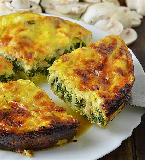 Spinach Mushroom And Feta Quiche Lidia S Cookbook