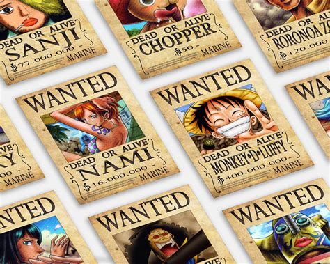 One Piece Wanted Poster Luffy