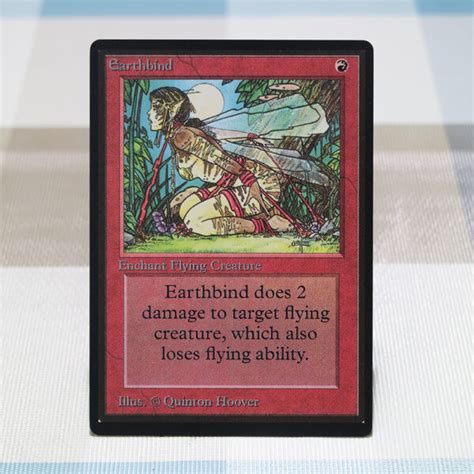 Earthbind B Limited Edition Beta LEB Normal MTG Proxy Cards