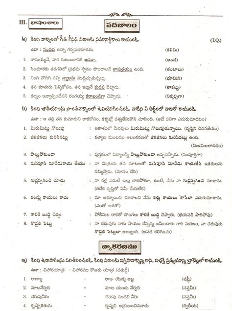 Ganti Telugu Educate Academy Th Class Unit Lesson Sitakka Pendli