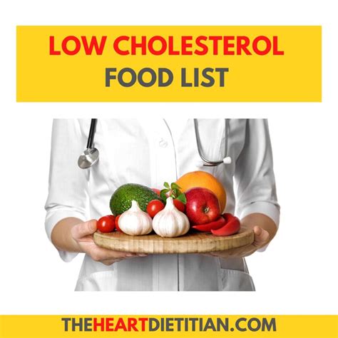 List Of Low Cholesterol Foods Pdf Is Free To Download