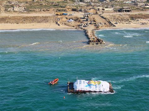 Civilian Food Aid Ship Arrives In Gaza