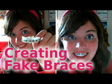 Creating Fake Braces Youtube