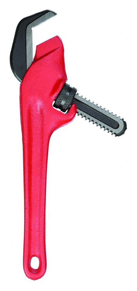 Westward Cast Iron 2 58 In Jaw Capacity Hex Pipe Wrench 6aty4