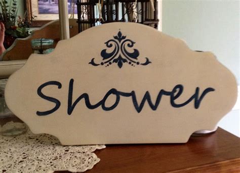 Outdoor Shower Signs - DIY