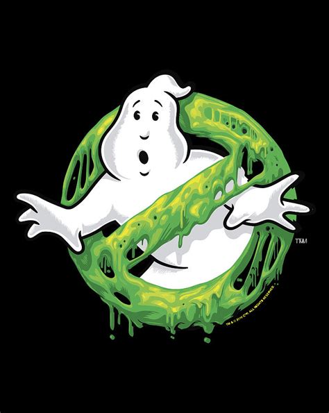 Ghostbusters Classic Slime Ghost Logo Digital Art By Sue Mei Koh