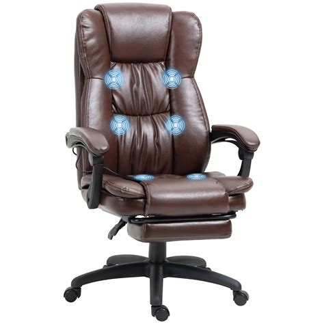 Ebern Designs High Back Massage Office Chair With 6 Point Vibration Wayfair Canada