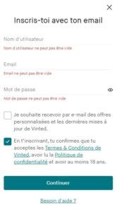 Comment Cr Er Un Compte Vinted Quels Sont Fr
