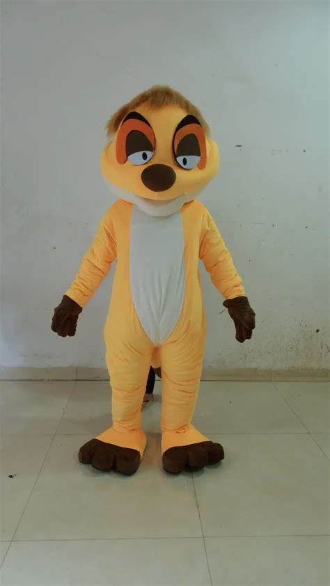 Kostiumy cosplay śliczny żółty Fox kostium maskotka dla dorosłych ...