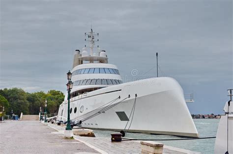 Motor Yacht `a` Which is a Superyacht Owned by Russian Industrialist Andrey Melnichenko ...