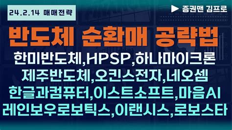 시장 상승을 예상했던 근거한미반도체hpsp하나마이크론제주반도체오킨스전자네오셈한글과컴퓨터이스트소프트마음ai