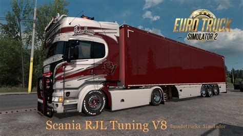 Ets Scania Rjl Tuning V Open Pipe Rjl Custom Interior Scs