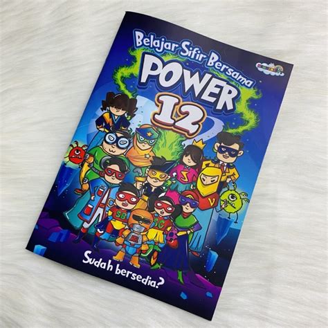 SET BELAJAR SIFIR BERSAMA POWER 12 Buku Sifir Buku Mewarna Buku Nota