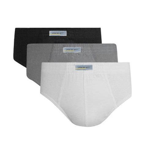 Kit Cuecas Masculina Slip Plus Size Roupe Bra Lingerie