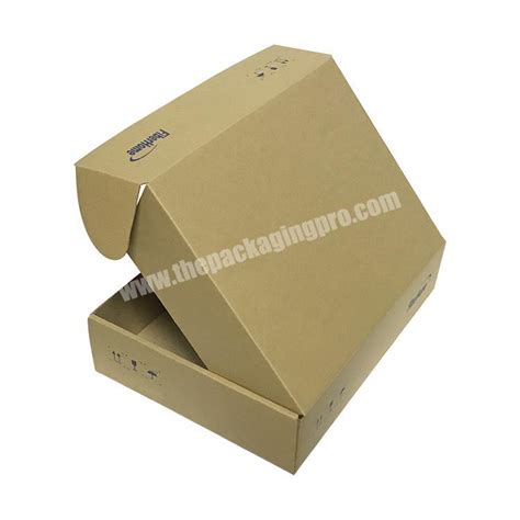 Eco Friendly Plain Kraft Paper Cartons Corrugated Box Packaging Box