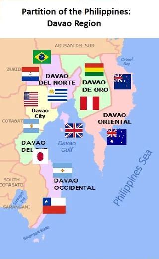 Partition Of The Philippines Davao Region Partition Of The Philippines Davao Region N Del Sur