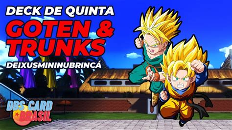 DECK DE QUINTA Son Gohan Son Goten Brotherly Bonds R Goten