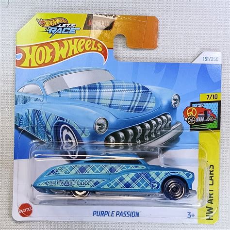 Hot Wheels Purple Passion Treasure Hunt Collectible Model Car Miniature Gift Item For Car