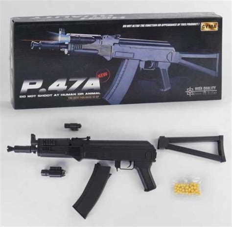 Игрушечный автомат cyma АКs 74u , ak105 автомат Калашникова детский ...