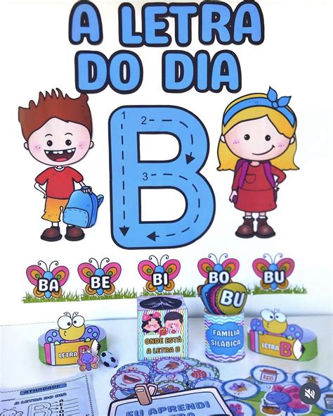 Material Escolar Com A Letra B - Kit letra B – Professora Cinara Maria: Recursos pedagógicos
