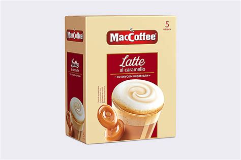 Напиток кофейный «MacCoffee» Latte со вкусом карамели, 110 г – купить ...