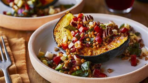 Courge R Tie La Salade De Lentilles Savourer X Mordu