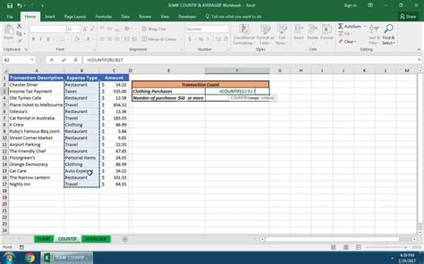 How To Start Using Countif Sumif And Averageif In Excel Envato Tuts