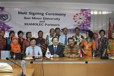 Img Kunjungan President Sunmoon University Seameo Seamolec