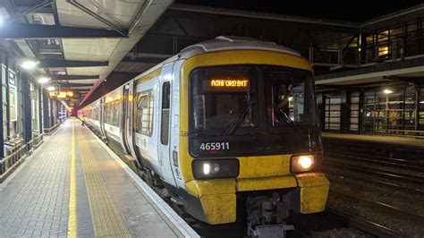 Southeastern Class 465 9 And 466 At London Victoria And Ashford