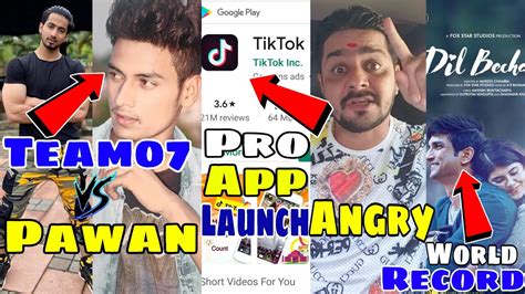 Team Vs Pawan Tiktok Pro App Launched Hindustani Bhau Angry Dil