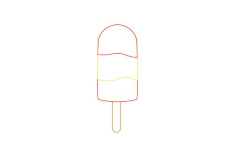 Beach Ice Cream Stick 2 Color Line Icon Graphic By Goodmantisid