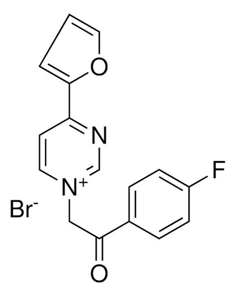 1 2 4 FLUORO PHENYL 2 OXO ETHYL 4 FURAN 2 YL PYRIMIDIN 1 IUM