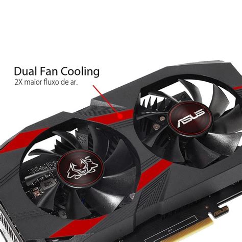 Placa de Video Asus GeForce GTX 1050 Ti Dual OC CERBERUS, 4GB, GDDR5 ...